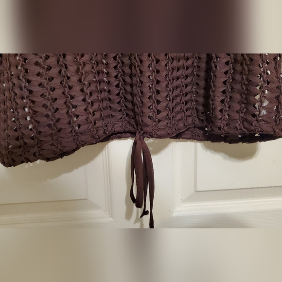 Zara Brown Batwing Coverup. Size M - Picture 7 of 11